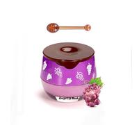 Honey Balm Lip Mask & Lip Sleeping Mask Set - Lip Repair Balm for Moisturising, Nourishing Dry, Peeling, Cracked Lips, Reduce Lip Lines and Plumper (#Grape, 5.5g)