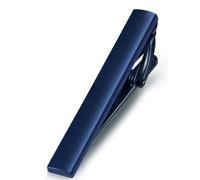 HONEY BEAR 1.97"/2.12"/2.36" Mens Tie clip Bar for Normal Size Tie Business Wedding Gift,5/5.4/6cm (Blue 5cm)