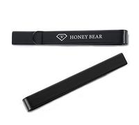 HONEY BEAR 2.12inch Mens Tie Clip Bar - Normal Size for Business Wedding Gift,5.4cm