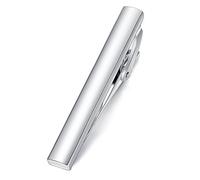 HONEY BEAR 4cm Skinny Tie Clip Bar for Men Steel Business Wedding Gift
