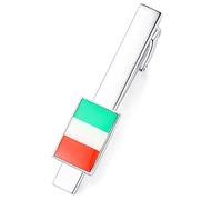 HONEY BEAR 5.4cm National Flag Patriotic Tie Clip Bar for Men Shirt Gift