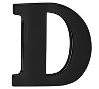 HONEY BEAR Black Initial Letter Lapel Pin Badge Brooch for Men Women