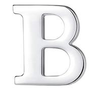 HONEY BEAR Black Initial Letter Lapel Pin Badge Brooch for Men Women