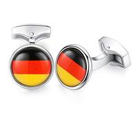 HONEY BEAR National Flag Patriotic Cufflinks for Men Wedding Business Gift