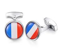 HONEY BEAR National Flag Patriotic Cufflinks for Men Wedding Business Gift