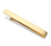 HONEY BEAR Standard/Skinny Thicker Tie Clip Bar for Men Business Wedding | Classic Minimalist, Steel-Plated Copper Base, Gift-Boxed, Thickened, Rounded Corners, Easy to Slide On, No Snag or Wrinkle