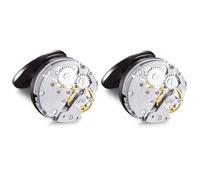 HONEY BEAR Watch Cufflinks Non Working Steampunk for Men Wedding Business