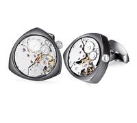HONEY BEAR Watch Cufflinks Working Steampunk for Men Wedding Business