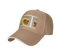 Honey Bee and Flower Pint Trucker Hat Baseball Cap, Baseball Cap Adjustable Sun Hat Golf Hats, Adjustable Classic Cap Natural