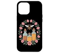 Honey Bee Apothecary Floral Wreath Cottagecore Case for iPhone 12 Pro Max