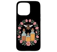 Honey Bee Apothecary Floral Wreath Cottagecore Case for iPhone 15 Pro Max