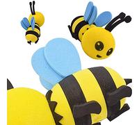 Honey Bee Car Antenna Toppers-Cute Smiling Bee Ornaments for Car, Antenna Automobile Roof Decoration,Decorative Antennafor All Kinds Car