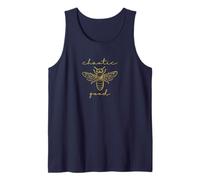 Honey Bee Chaotic Good Bumble Spring Save Bees Green Earth Tank Top
