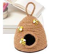 Honey Bee Decor | Woven Rope Aesthetic Pendant - Honey Bee Stuff Tiered Tray Decor | for Home Kitchen Bedroom Farmhouse Office Table Desk Shelf Spring Summer Party Holiday