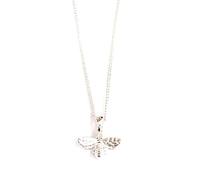 Honey Bee Detailed Silver Plated Necklace