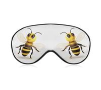 Honey Bee Eye Mask Sleep Mask Eye Masks for Sleep Sleep Masks for Women Men Sleeping Mask Travel Eye Mask Sleep Mask Blackout Funny Sleep Mask Cute Sleep Mask