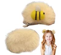Honey Bee Hair Clip | Hair Clips for Women, Exquisite Ladies Hair Clips for Leisure, Business Meeting, Outing, Bath, Travel