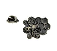 Honey Bee & Honeycomb Lapel Pin Badge X2AJTP248