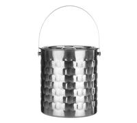 Premier Housewares Honey Bee Ice Bucket - Stainless Steel, Silver