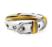 Honey Bee Pet Collar, Adjustable Dog Collars with Buckle Stainless Steel D-Ring, Comfortable Collar for Small Medium Dogs and Cats