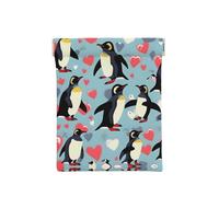Honey Bee Print Leather Coin Purse, Small Change Pouch Wallet,Squeeze Coin Purse Pouch For Men Women, I Love Penguins, One Size, Fashion