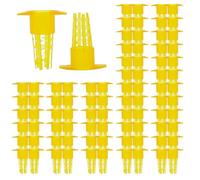 Honey Bee Queen Cage, BeeQueen Cage Breeding Cup, Honeybee Queen Hive 100x, Outdoor Professional Stable Farm Farm Fly Protectors