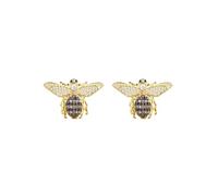 Honey Bee Stud Earrings Gold