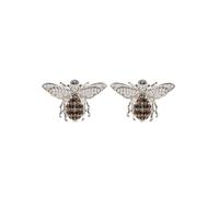 Honey Bee Stud Earrings Silver Latelita White One Size