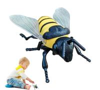 Honey Bee Toys,Clockwork Bee Figure - Realistic Figure Honeybee Figurines Bees Model Fake Bees Animal Figures Toy for Boys Aged 3-5