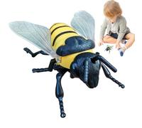 Honey Bee Toys | Clockwork Bee Figure | Realistic Figurine Honeybee Figurines Fake Bees Animal Figures Toy for 3-5 Years Old Children