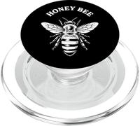 Honey Bee Vintage Insect Nature Illustration Design PopSockets PopGrip for MagSafe