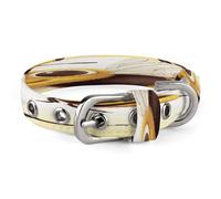 Honey Bee1 Pet Collar, Adjustable Dog Collars with Buckle Stainless Steel D-Ring, Comfortable Collar for Small Medium Dogs and Cats