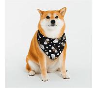 Honey Bees at Night Dog Bandanas,Triangle Reversible Pet Scarf for Boy and Girl,Bandana for Small Medium Large and Extra Large Dogs Medium