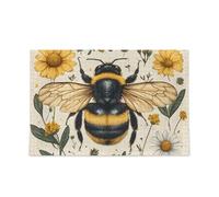 Honey Bees Flowers Adult Puzzles Piecing Jigsaw Puzzle for Family Games Difficult and challenging Greatest Gifts for Your Family Puzzles for Adults 500 Piecing