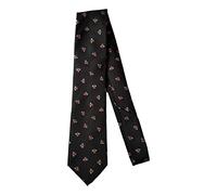 Honey Bees on black Sleeved 100% Micro Fibre Classic Tie