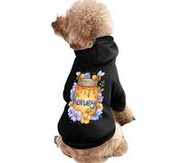 Honey Bees Pet Hoodie Sweatshirt Hooded Dog Cat Pullover Clothes Puppy Costume