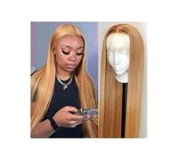 Honey Blonde Glueless Wigs Human Hair 180% Density 13x4 Lace Closure Wigs Human Hair for Women(36inches)