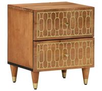 (honey brown, 1 pcs) vidaXL Bedside Cabinet Nightstand Bed Cabinet Side Table Solid Wood Mango