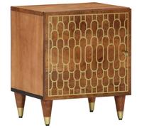 (honey brown, 1 pcs) vidaXL Bedside Cabinet Nightstand Bed Cabinet Side Table Solid Wood Mango