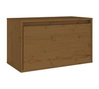 (honey brown, 1) vidaXL Wall Cabinet Hanging Storage Cabinet Wall Cupboard Solid Wood Pine