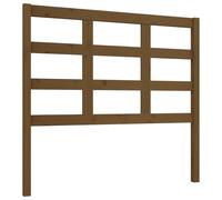 vidaXL Bed Headboard Honey Brown 105.5x4x100 cm Solid Wood Pine NEW