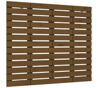 Vidaxl Wall Headboard Honey Brown 106X3X91.5 Cm Solid Wood Pine