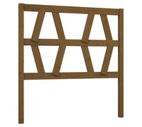 (honey brown, 106 x 4 x 100 cm) vidaXL Bed Headboard Home Bedroom Decorative Bed Header Panel Solid Wood Pine