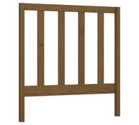(honey brown, 106 x 4 x 100 cm) vidaXL Solid Wood Pine Bed Headboard Home Wooden Furniture Multi Colours/Sizes