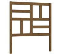 (honey brown, 106 x 4 x 104 cm) vidaXL Bed Headboard Home Bedroom Decorative Bed Header Panel Solid Wood Pine