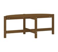vidaXL Coffee Table Honey Brown 118x63x45 cm Solid Wood Pine UK HOT
