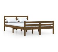 (honey brown, 120 x 190 cm) vidaXL Solid Wood Bed Frame Bedroom Bedstead Bed Base Multi Colours/Sizes