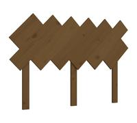 (honey brown, 122.5 x 3 x 80.5 cm) vidaXL Bed Headboard Home Bedroom Decorative Bed Header Panel Solid Wood Pine