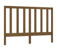 vidaXL Bed Headboard Honey Brown 126x4x100 cm Solid Wood Pine (817683), Brown