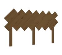 Vidaxl Bed Headboard Honey Brown 151.5X3X81 Cm Solid Wood Pine, Brown